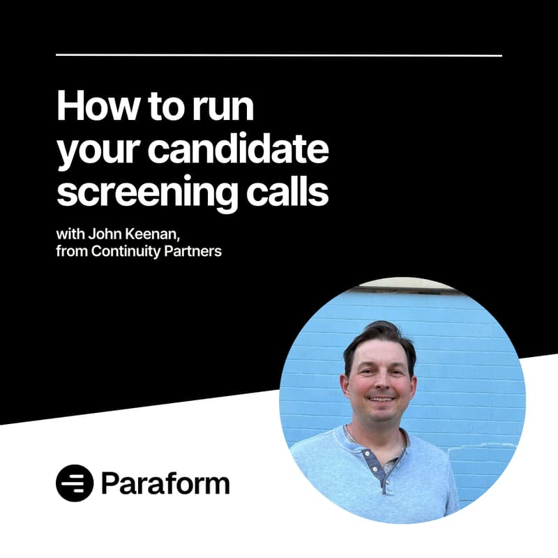 Cover Image for How to run your candidate screening calls