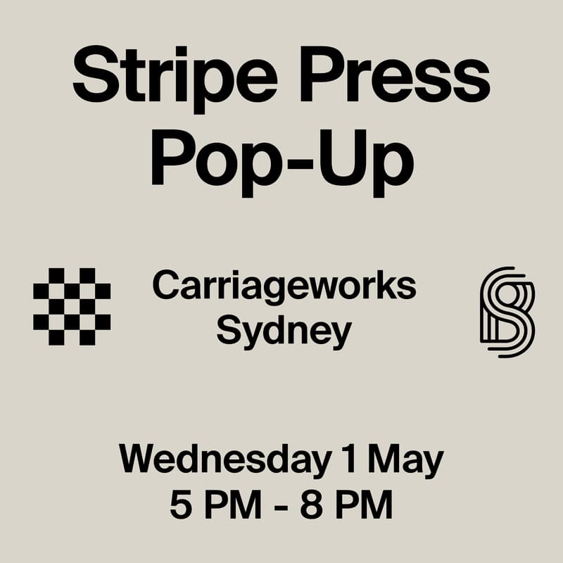 Cover Image for Stripe Press Pop-Up: Sydney