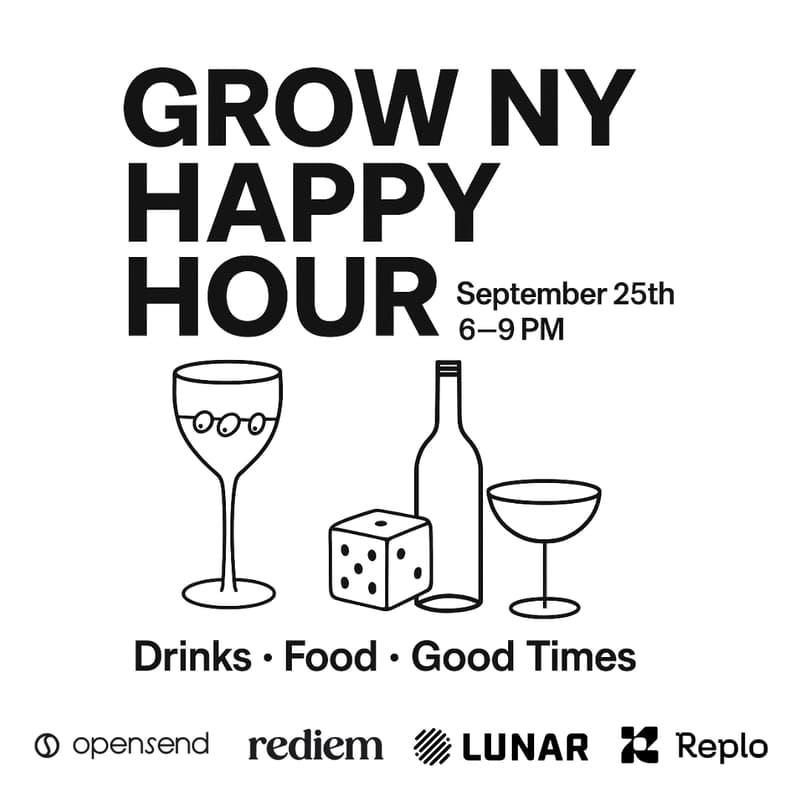 Cover Image for GROW NY Happy Hour