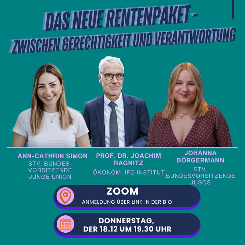 Cover Image for Podiumsdiskussion - das neue Rentenpaket