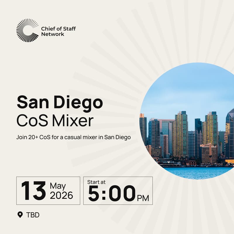 Cover Image for CoS San Diego Meetup ( May 13)