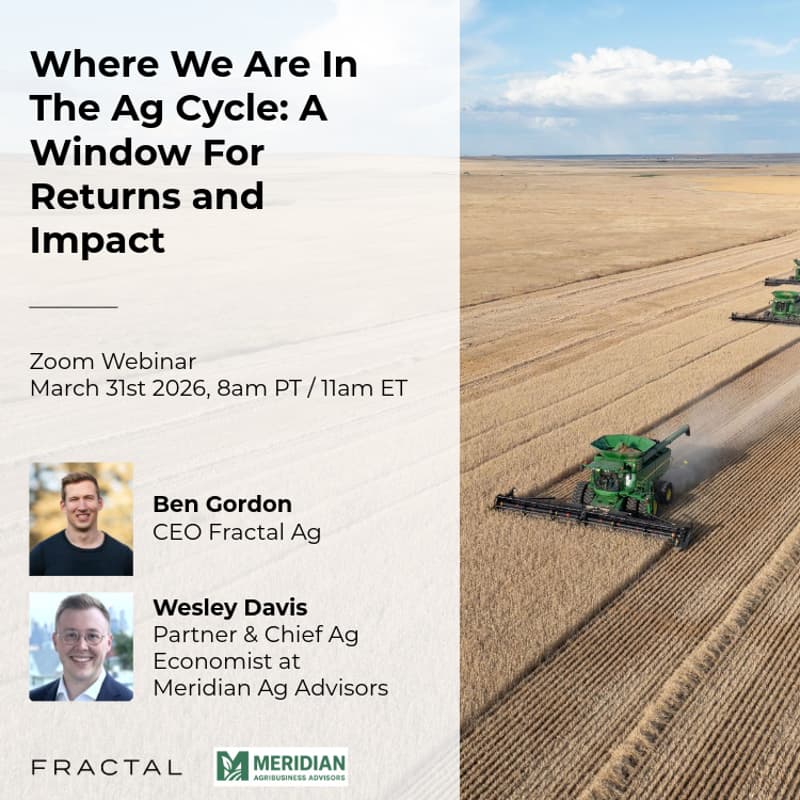Cover Image for Live Session - Where We Are In The Ag Cycle: A Window for Returns and Impact