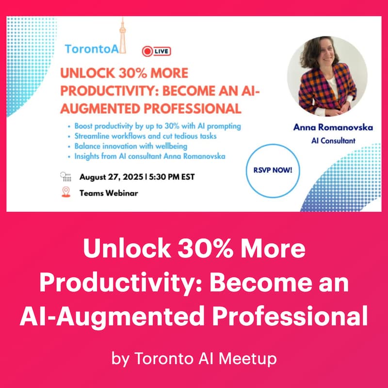 Cover Image for Unlock 30% More Productivity: Become an AI-Augmented Professional