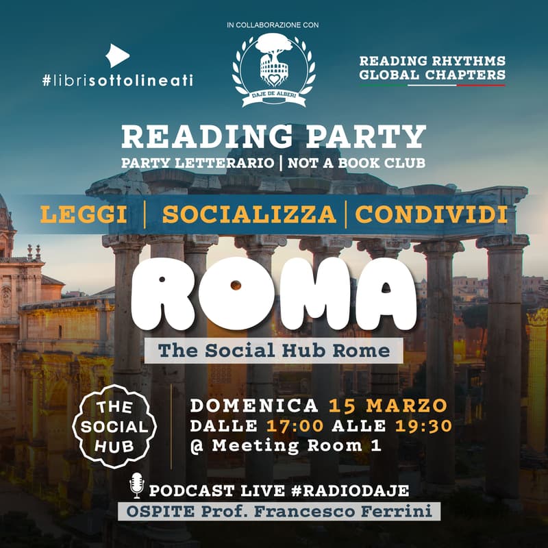 Cover Image for Reading Party Roma: domenica 15 marzo