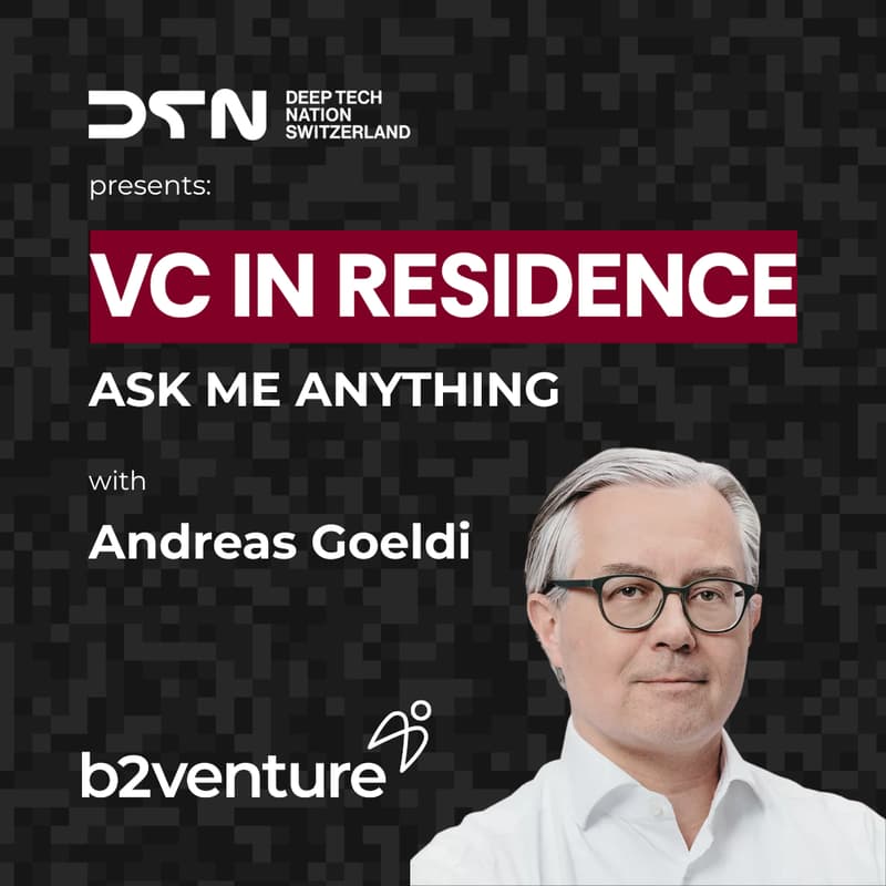 Cover Image for VC in Residence: Ask Me Anything with Andreas Goeldi from b2venture
