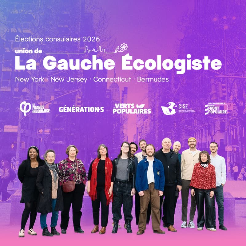 Cover Image for Réunion de présentation de la gauche écologiste aux consulaires de New York