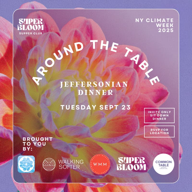 Cover Image for Around the Table: New York Climate Week 2025 Jeffersonian Dinner