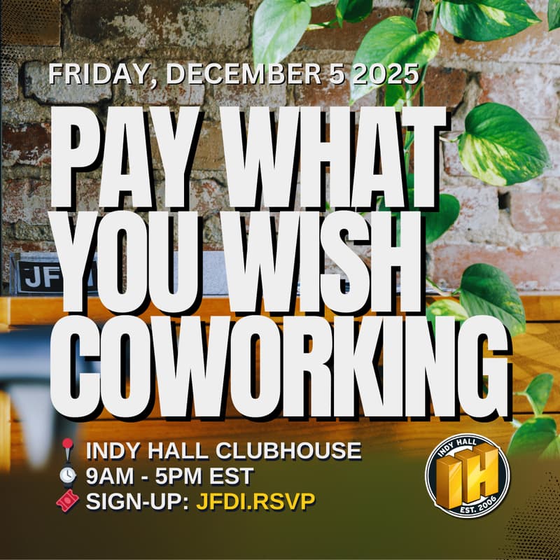 Cover Image for PWYW Coworking - December 5