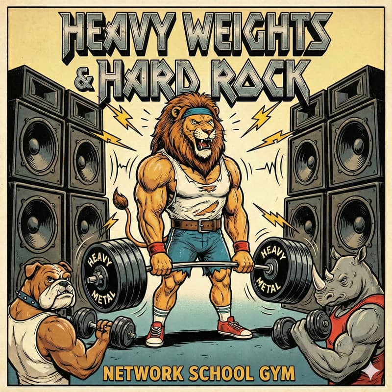 Cover Image for Heavy Weights & Hard Rock 💪🎸