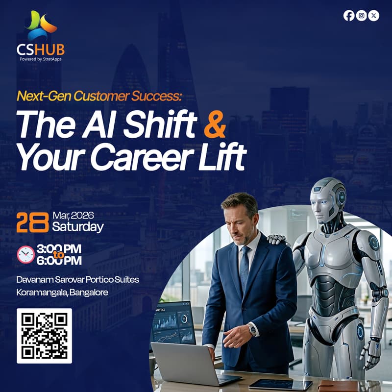 Cover Image for Customer Success Meetup (BLR): StratApps CS Hub