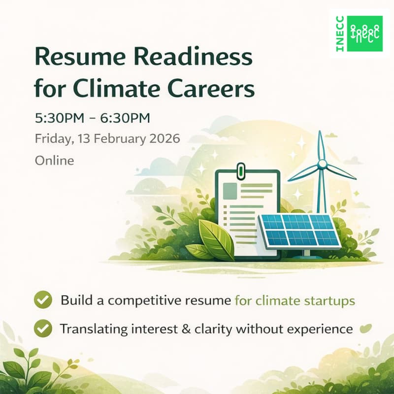 Cover Image for Resume Readiness for Climate Careers