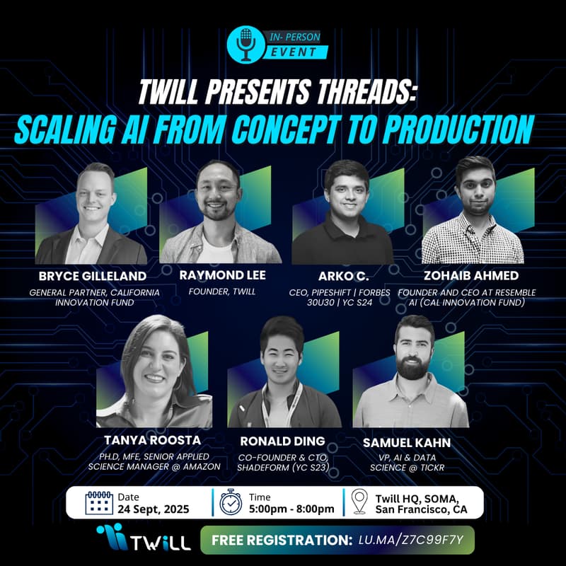 Cover Image for Twill Presents Threads: Scaling AI from Concept to Production for Operators and Investors
