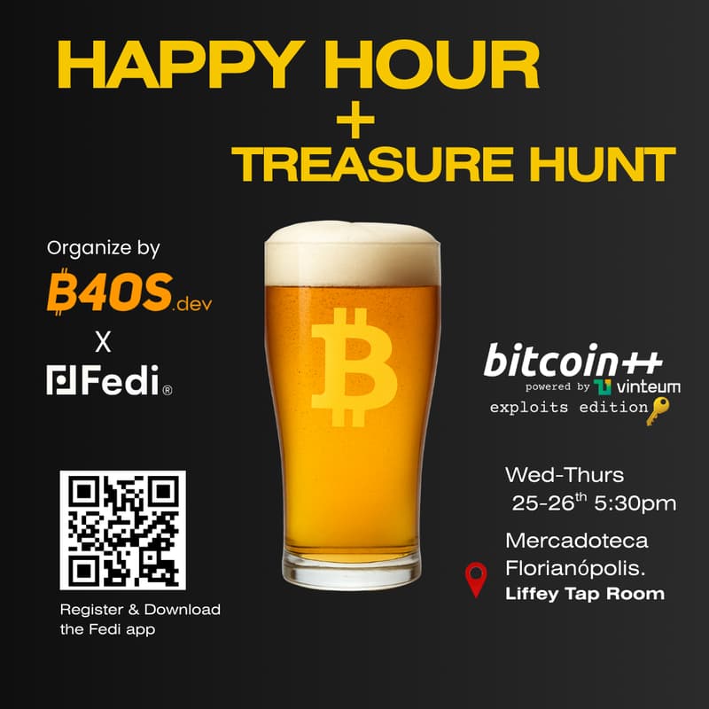 Cover Image for B4OS Happy Hour @ BTC++