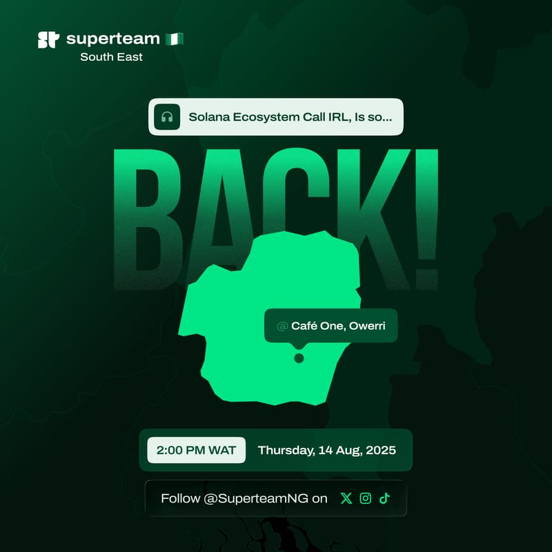 Cover Image for Solana Ecosystem Call Watch Party, Owerri