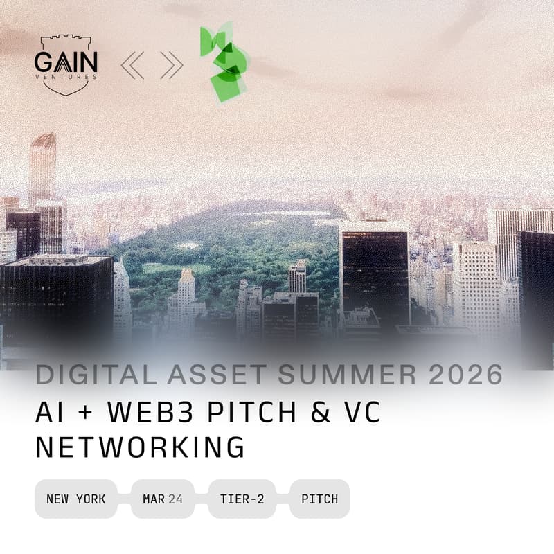 Cover Image for 🎙 Pitch competition #37 by Ga^3in VC | DAS 2026