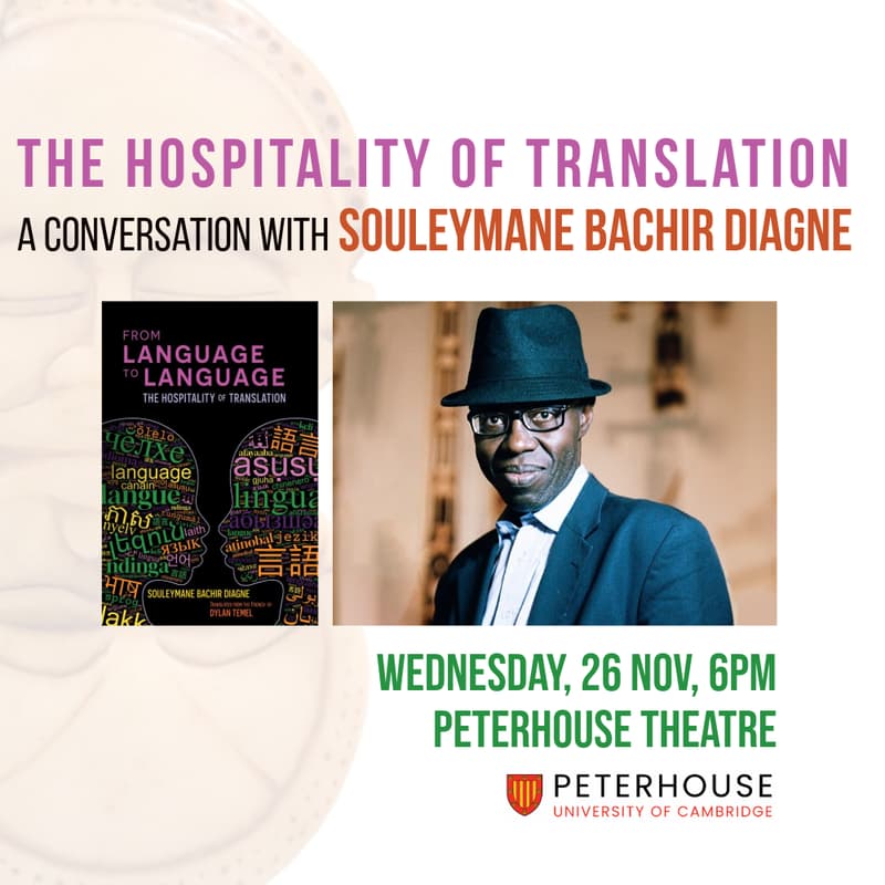 Cover Image for The Hospitality of Translation: A Conversation with Souleymane Bachir Diagne