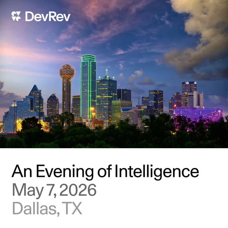 Cover Image for DevRev & Synap: An Evening of Intelligence