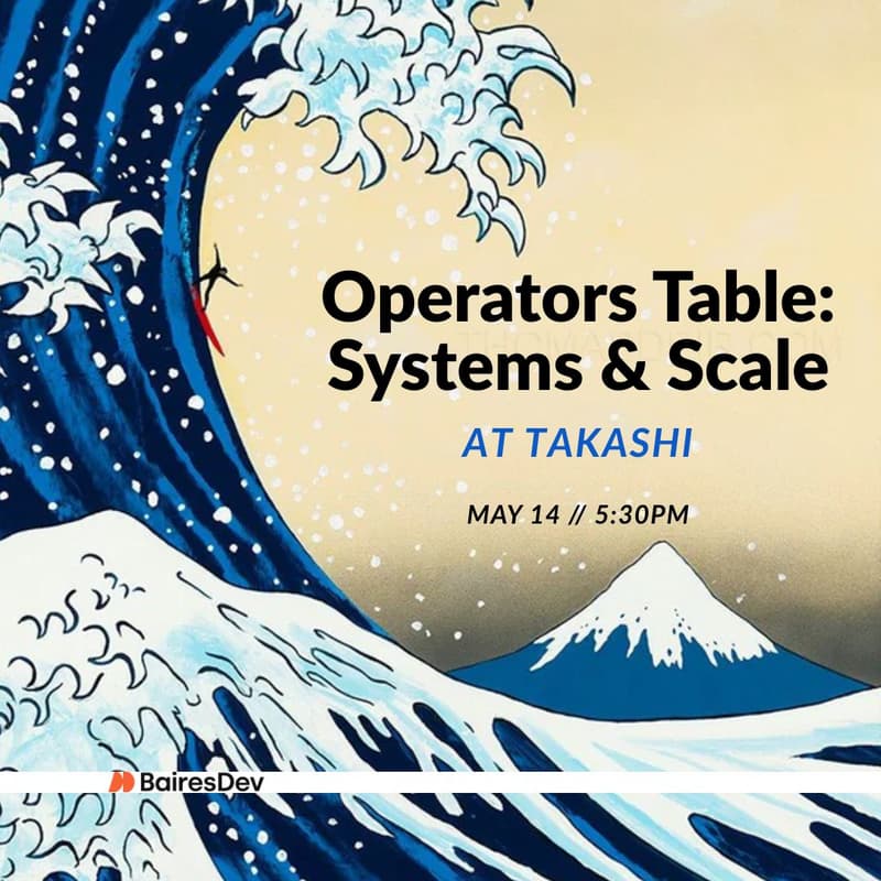 Cover Image for Technical Leaders Dinner at Takashi