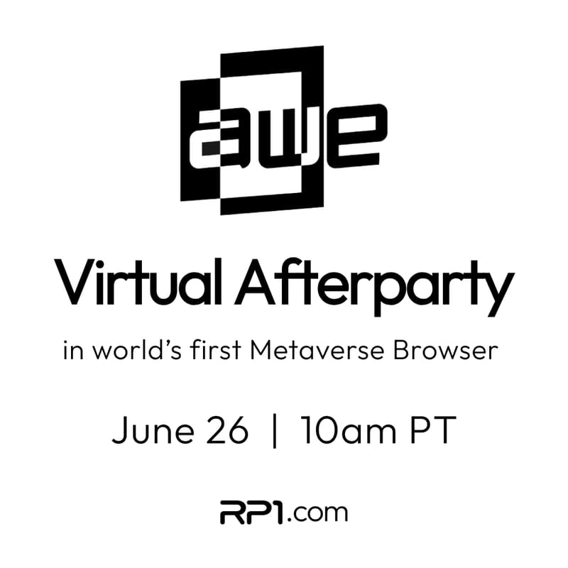 Cover Image for AWE Virtual Afterparty in 3D Browser