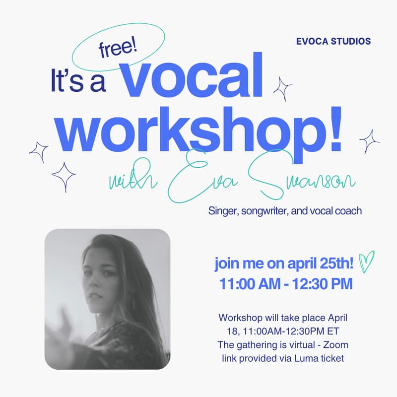 Cover Image for It's a Vocal Workshop!