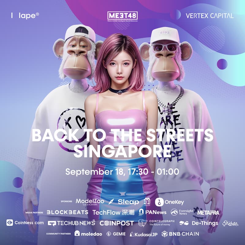 Cover Image for Hape, MEET48 & Vertex Capital Presents: Back To The Streets - Singapore