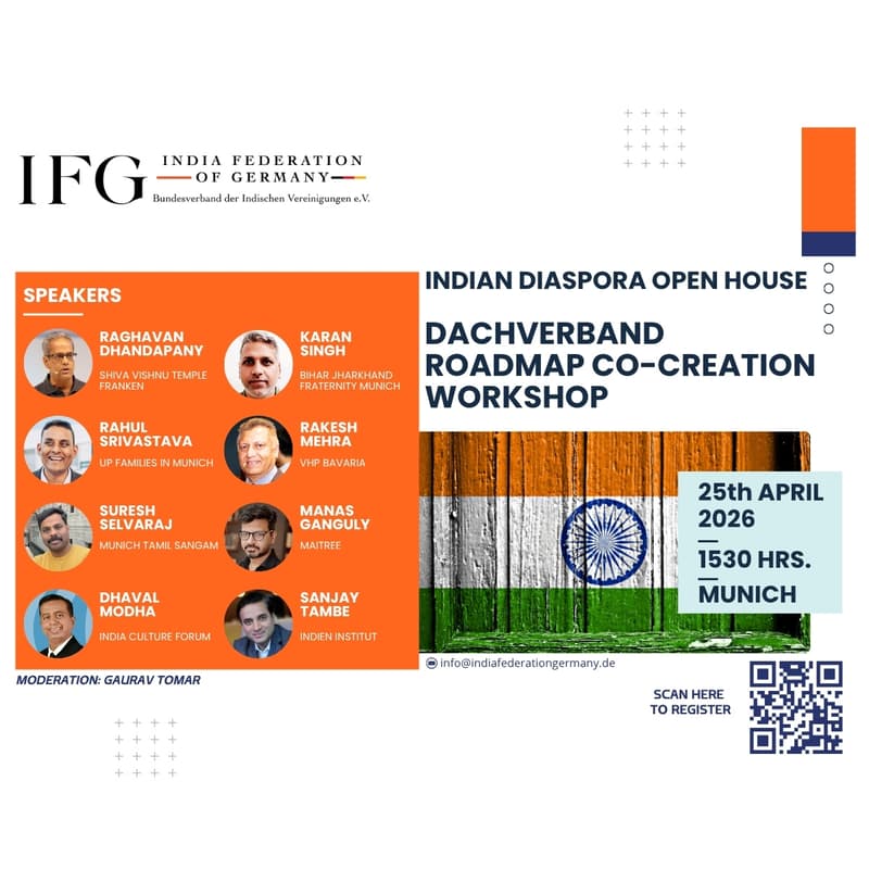 Cover Image for Indian Diaspora Open House - Dachverband Roadmap Co-Creation Workshop