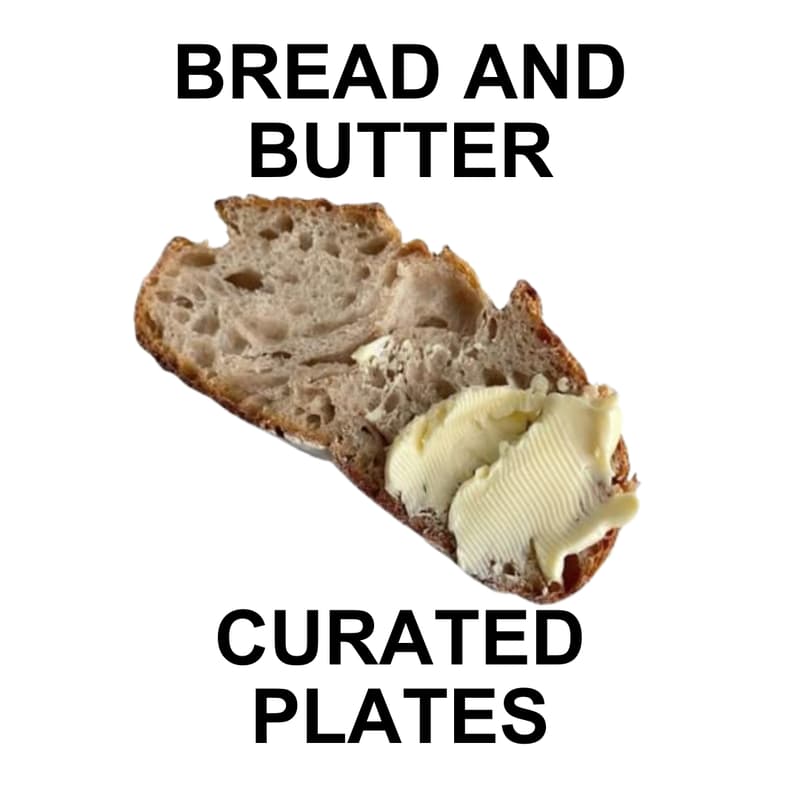 Cover Image for BREAD & BUTTER: a social gathering by CURATED PLATES