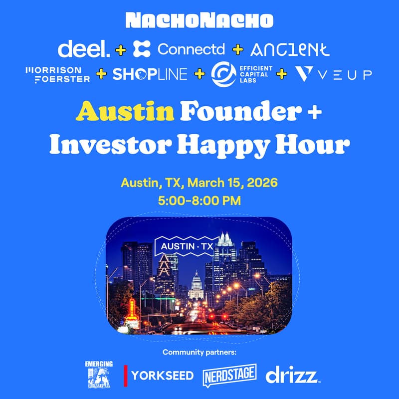 Cover Image for NachoTuesday: Austin SaaS & AI Founder + Investor Happy Hour