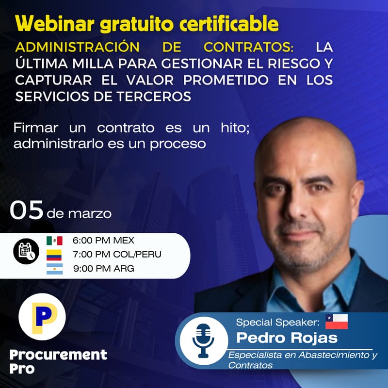 Cover Image for Administración de Contratos: la última milla para gestionar el riesgo y capturar el valor prometido en los servicios de terceros