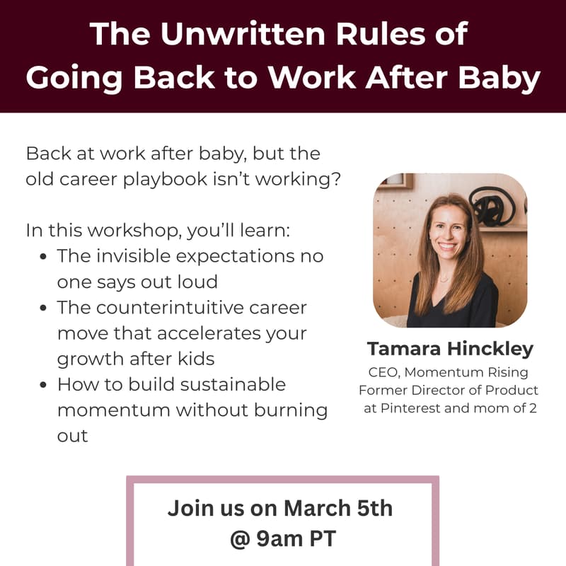 Cover Image for The Unwritten Rules of Going Back to Work After Baby