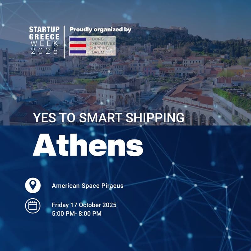 Cover Image for YES TO SMART SHIPPING X STARTUP GREECE WEEK