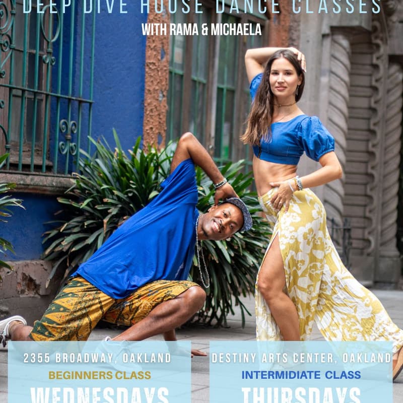 Cover Image for Beginners House Dance Class w/ Rama & Michaela