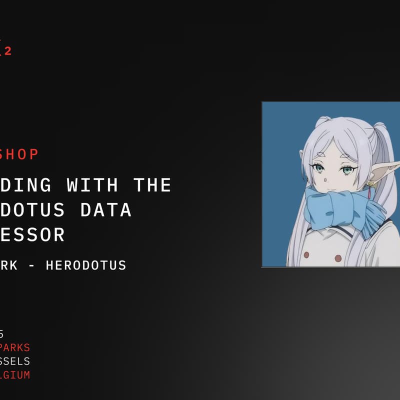 Cover Image for Workshop | Building with the Herodotus Data Processor