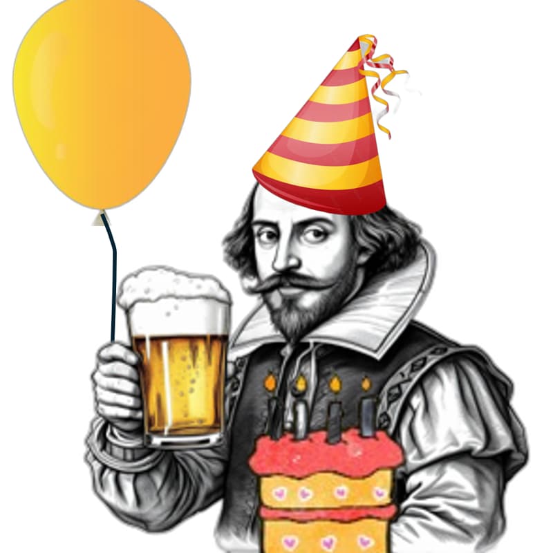 Cover Image for THE Birthday Bard & Brew with Austin Shakespeare
