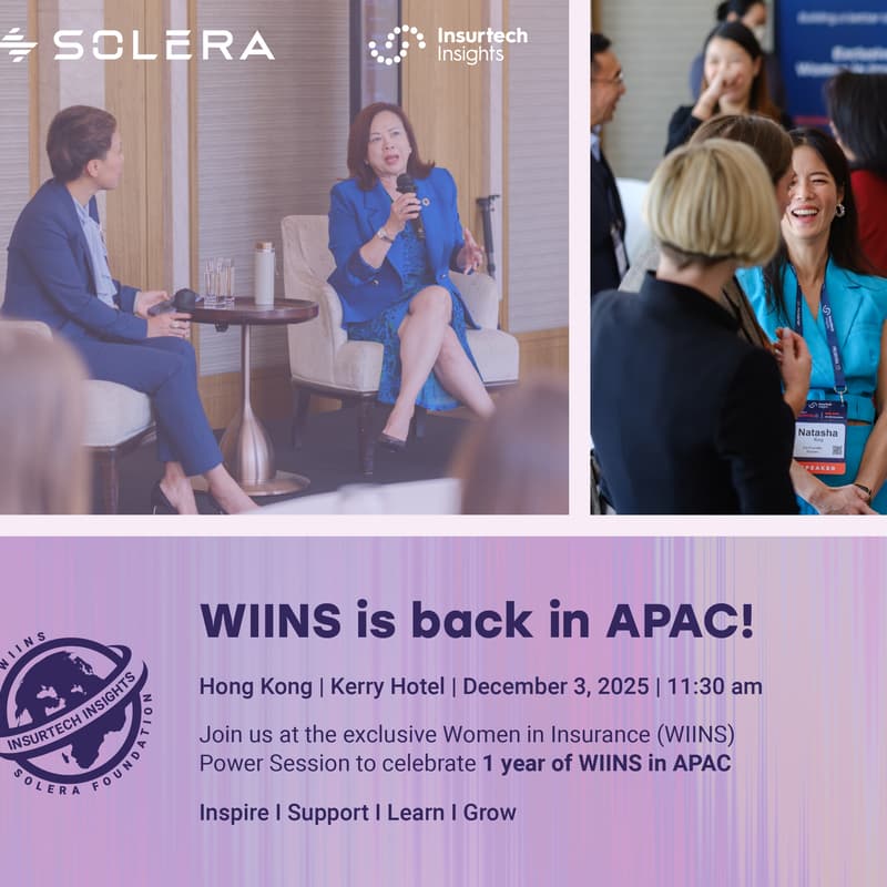 Cover Image for WIINS ASIA 2025 Registration - Powered by Insurtech Insights & Solera