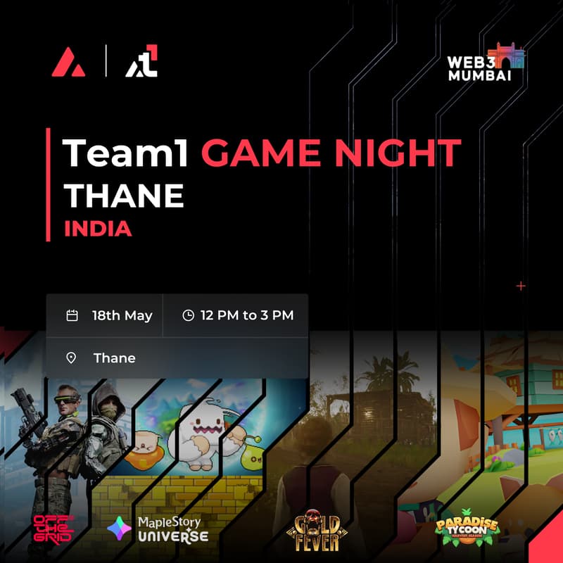 Cover Image for Team1 Game Night: Thane