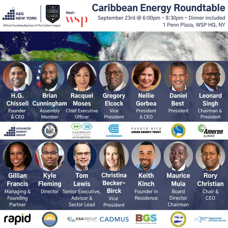 Cover Image for Caribbean Energy Roundtable Dinner @ Climate Week