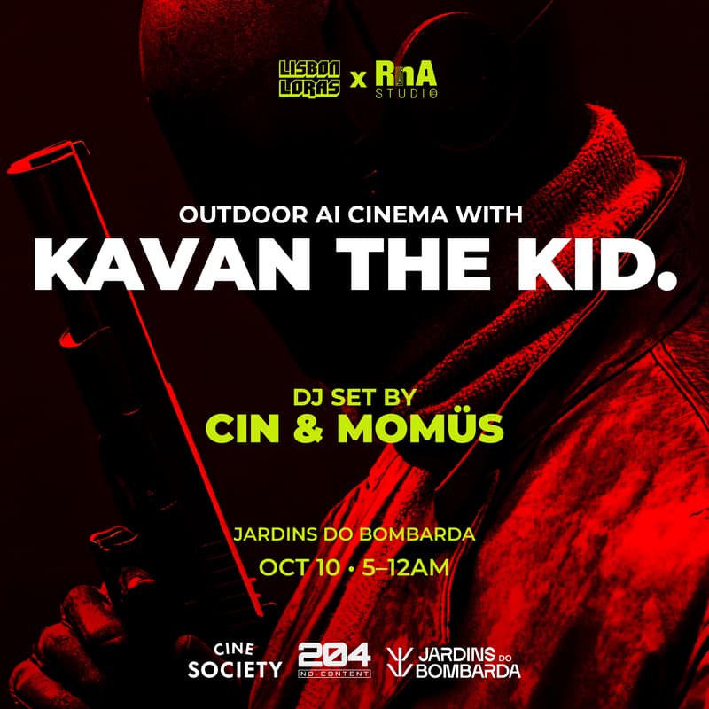 Cover Image for Lisbon Loras ⌁ Outdoor AI Cinema w/ Kavan the Kid
