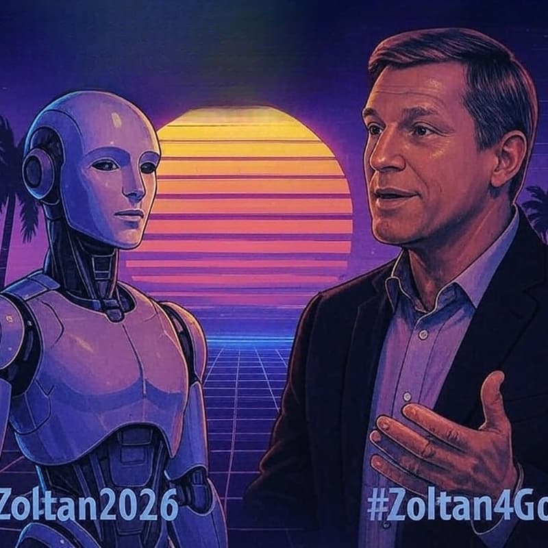 Cover Image for How can government help advance robotics and AI? A Q&A with 2026 California Gubernatorial Candidate Zoltan Istvan - Open Registration