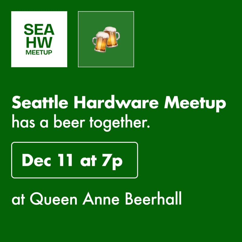 Cover Image for SEA HW Meetup has a beer