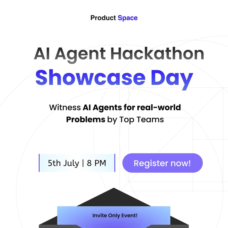 Cover Image for AI Agent Hackathon: Showcase Day
