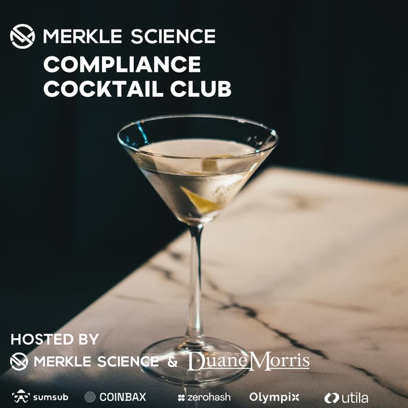 Cover Image for The Legal & Compliance Cocktail Club - Consensus Miami - Hosted by Duane Morris and Merkle Science