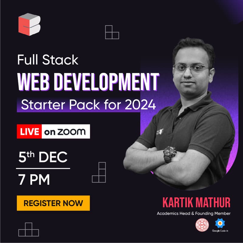 Full Stack Web Development Starter Pack for 2024 | By Kartik Mathur ...