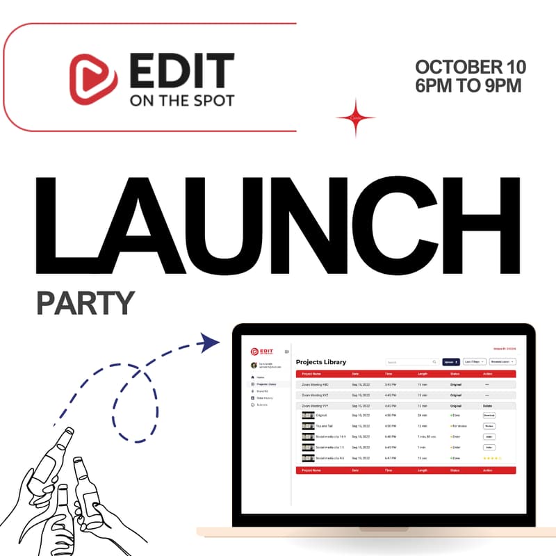 Cover Image for Edit on the Spot Launch | Drinks + Demo