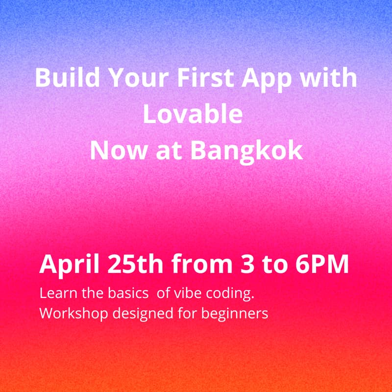 Cover Image for Build Your First App with Lovable