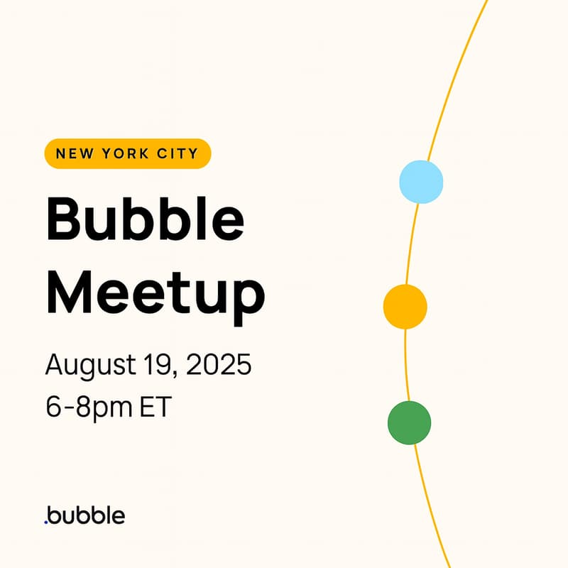 Cover Image for Bubble NYC Meetup: August
