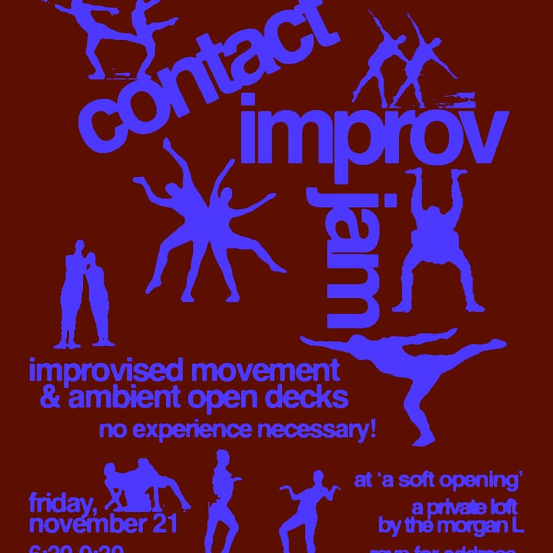Cover Image for contact improv jam (& ambient open decks)