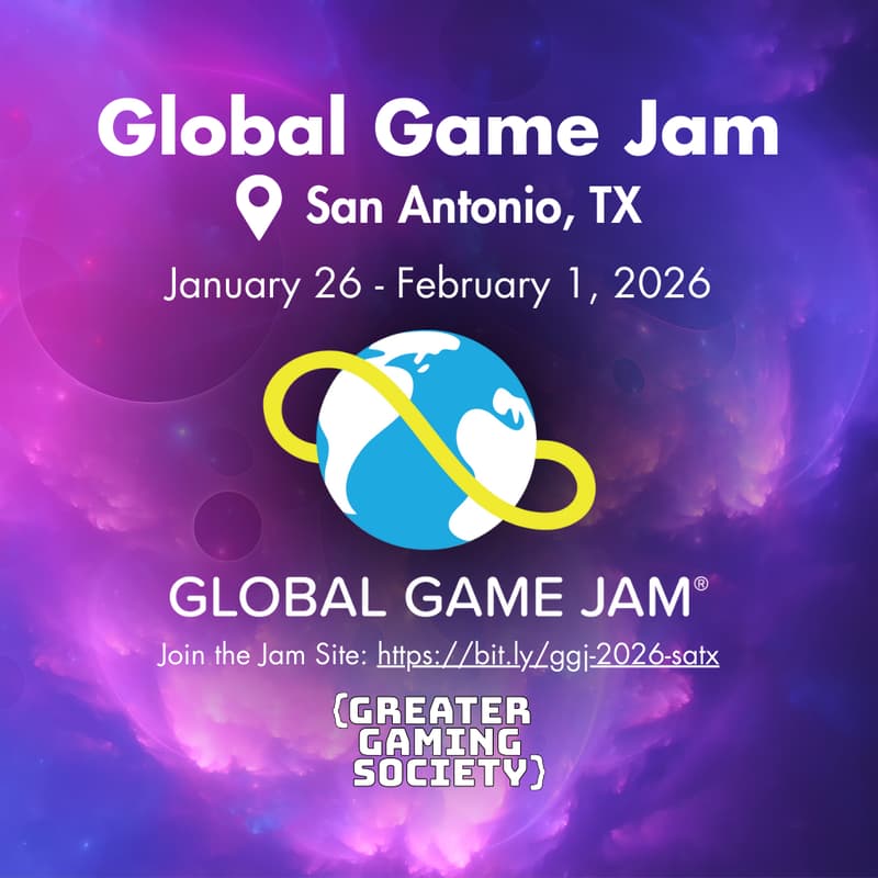 Cover Image for Global Game Jam 2026 - San Antonio, TX