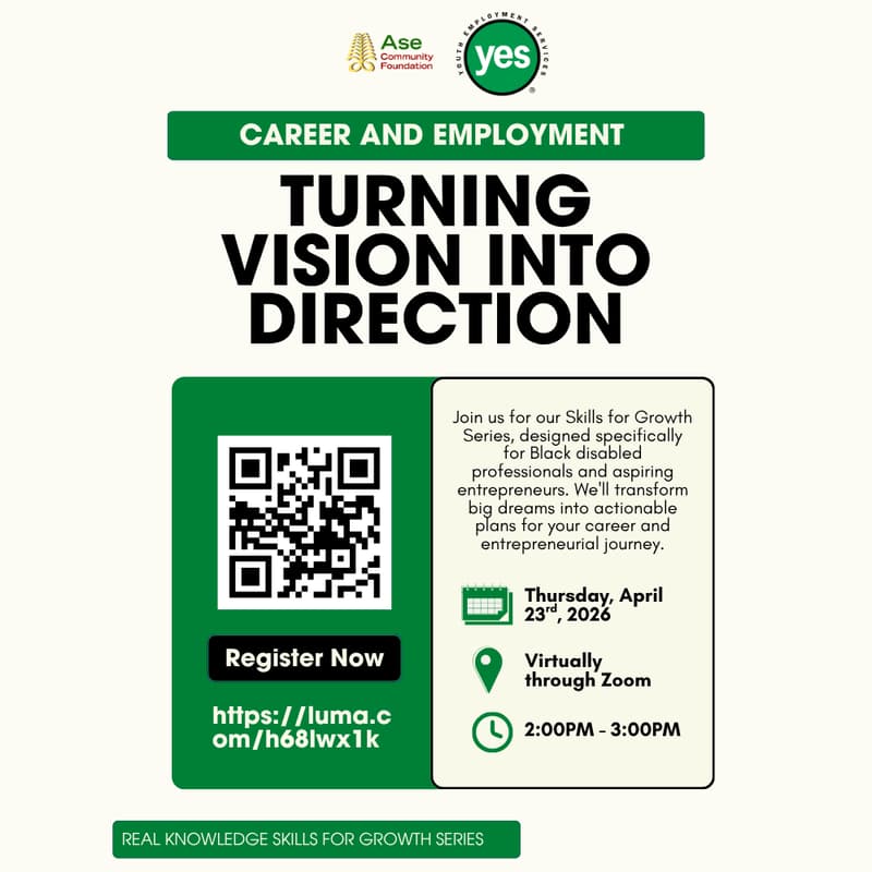 Cover Image for Skills for Growth Workshop 2: Turning Vision into Direction (CAREER)