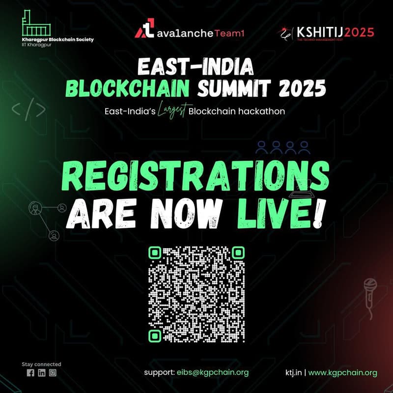 Cover Image for East India Blockchain Hackathon - IITKGP